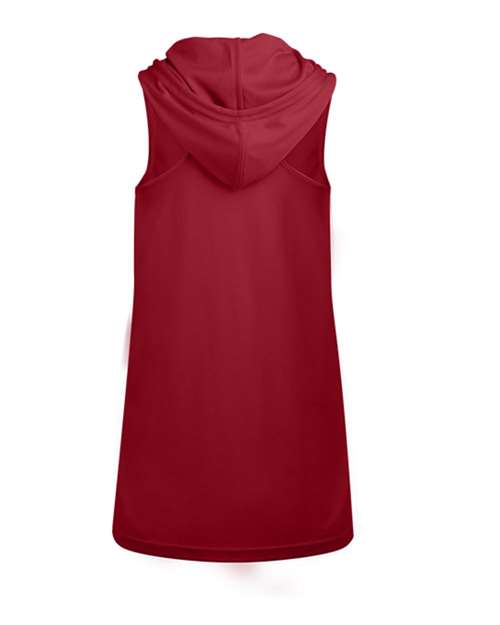 Women's B-Core Racerback Hooded Tank Top – Back
