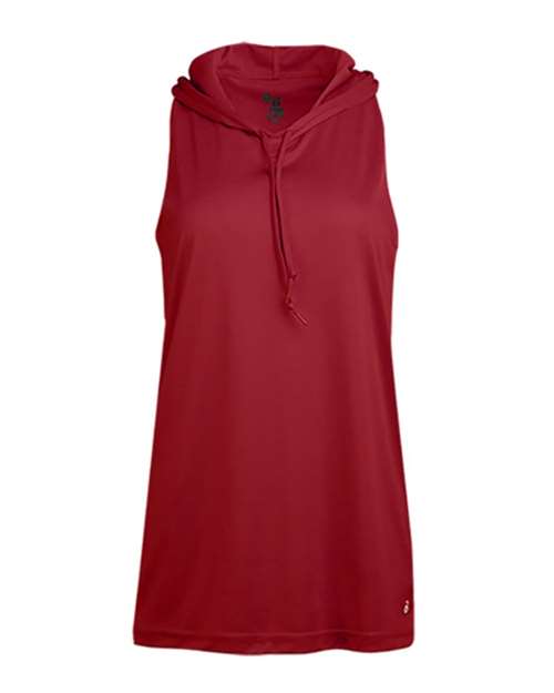 Women's B-Core Racerback Hooded Tank Top – Front