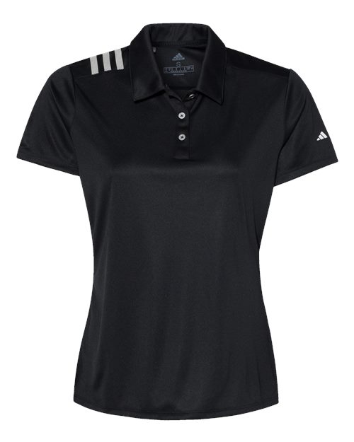 Women's 3-Stripes Shoulder Polo – Front