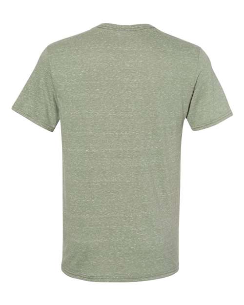 Unisex Snow Heather Jersey T-Shirt – Back