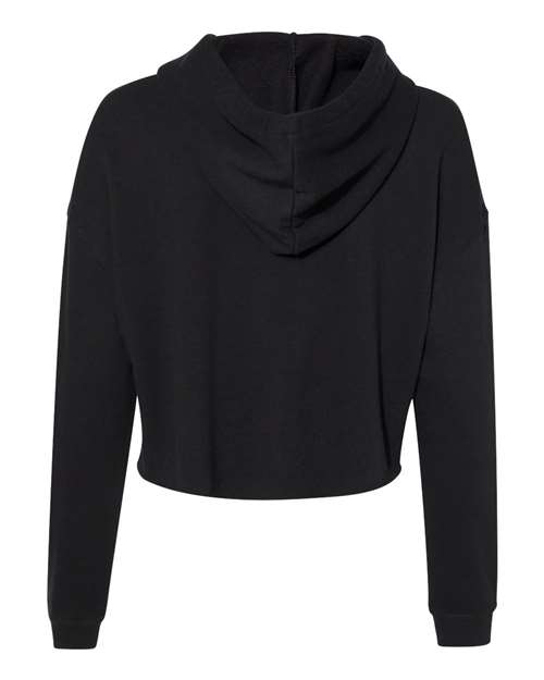 Women’s Lightweight Crop Hooded Sweatshirt – Back