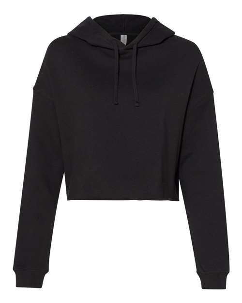 Women’s Lightweight Crop Hooded Sweatshirt – Front