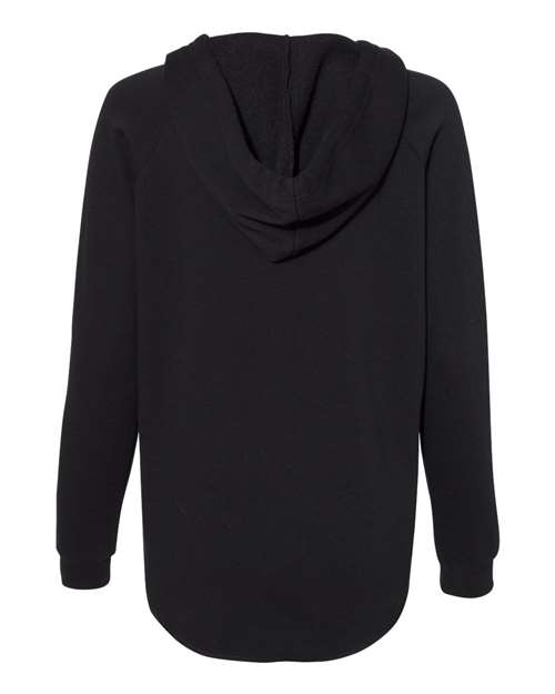 Women’s Lightweight California Wave Wash Hooded Sweatshirt – Back