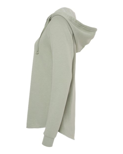 Women’s Lightweight California Wave Wash Hooded Sweatshirt – Detail