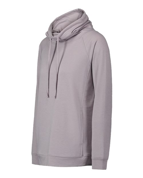 Women’s HeatLast™ Fleece Faux Cashmere Funnel Neck Sweatshirt – Detail