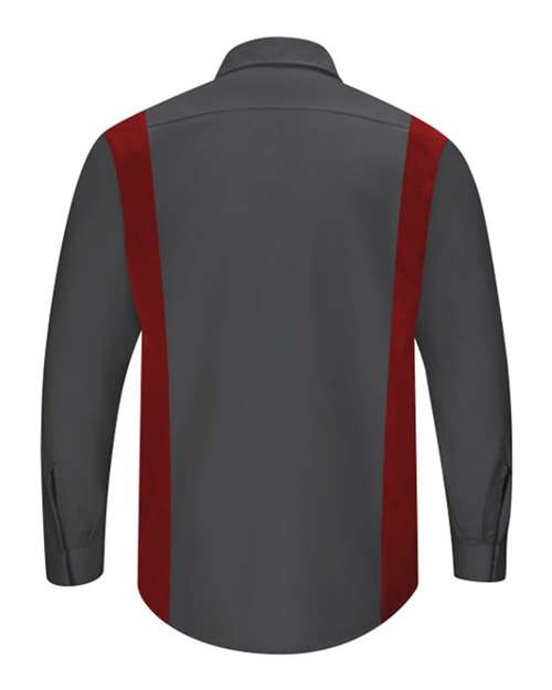 Men's Performance Plus Long Sleeve Shirt with OilBlok Technology – Back