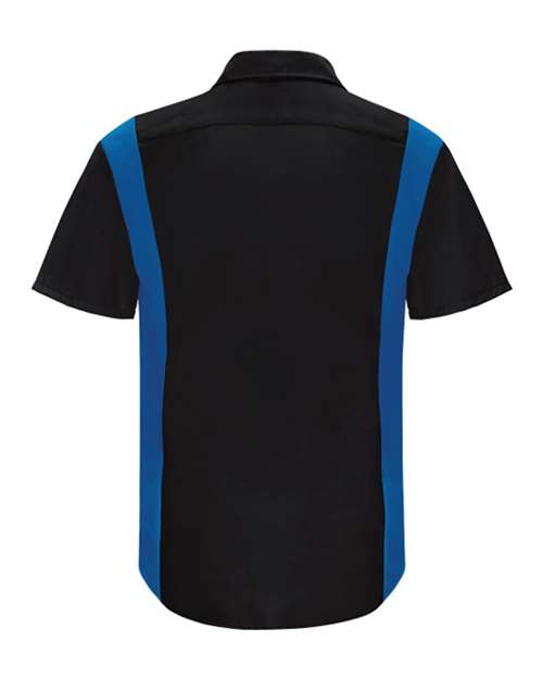Men's Tall Performance Plus Short Sleeve Shirt with Oilblok Technology – Back