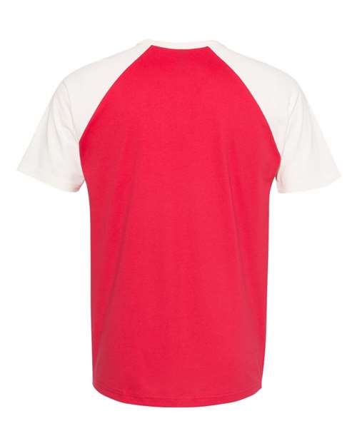Unisex Cotton Raglan T-Shirt – Back