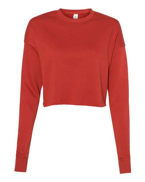 Women's Crop Crewneck Sweatshirt – Front