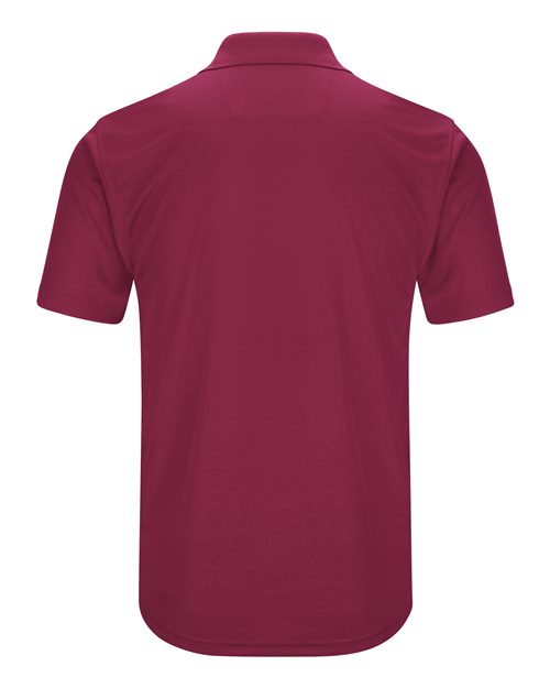 Men's Short Sleeve Performance Knit Pocketless Core Polo – Back