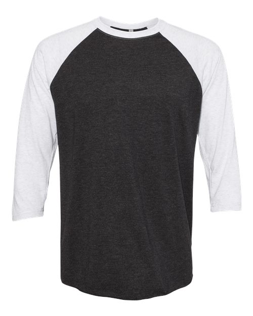 Unisex Triblend Three-Quarter Raglan Tee – Front