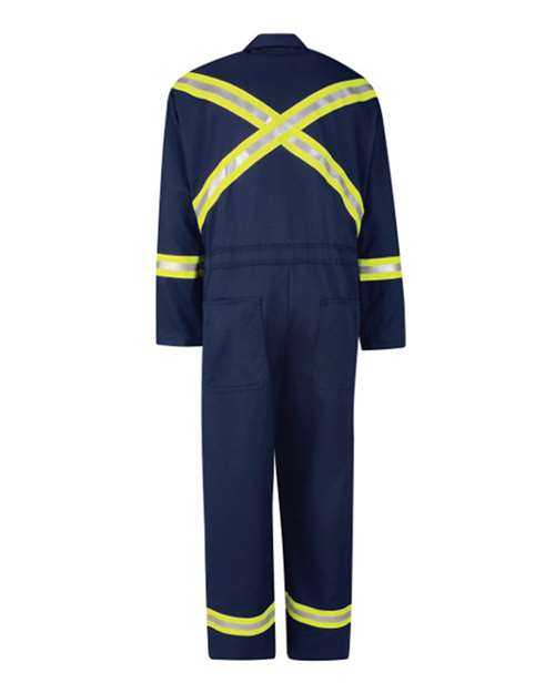 Men's Classic Coverall with Reflective Trim - EXCEL FR – Back