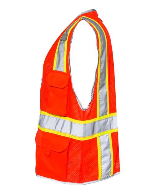 Unisex Premium Brilliant Series® Heavy-Duty Class 2 Vest – Detail