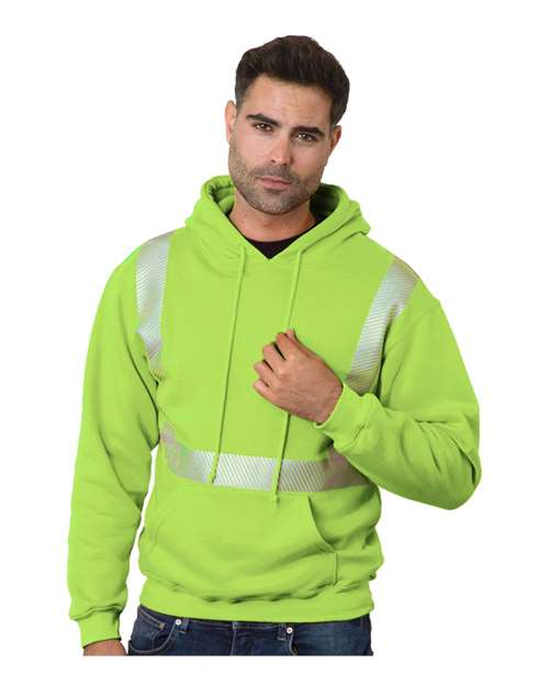 Unisex USA-Made High Visibility Hooded Sweatshirt