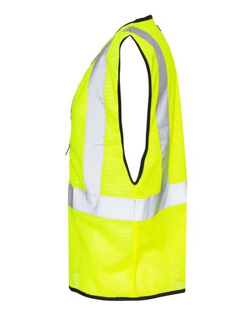 Unisex Zippered Mesh Economy Class 2 Vest – Detail