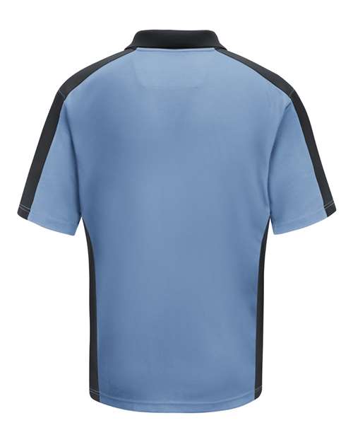 Men's Performance Knit Two Tone Polo – Back