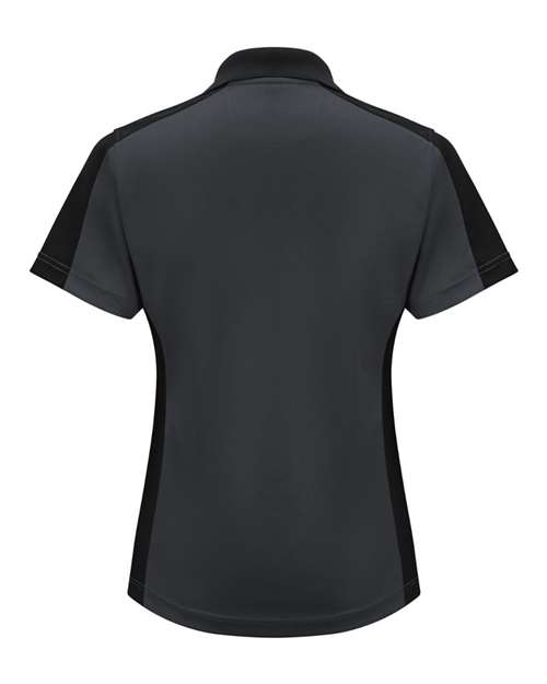 Women's Performance Knit Two-Tone Polo – Back