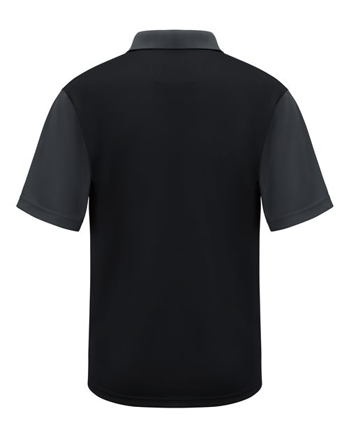 Men's Performance Knit Color-Block Polo – Back