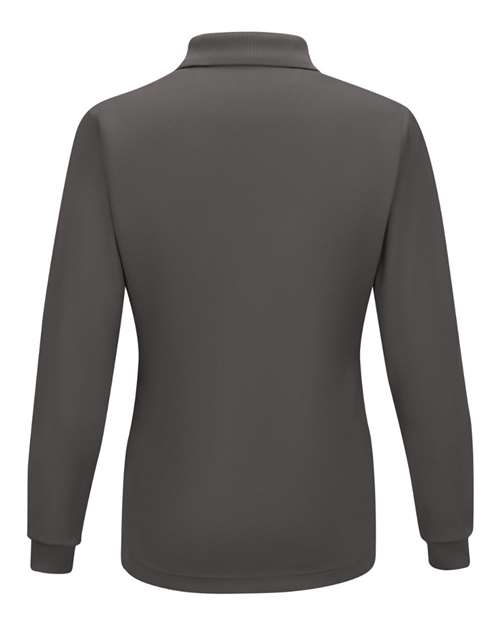 Women's Long Sleeve Performance Knit Polo – Back