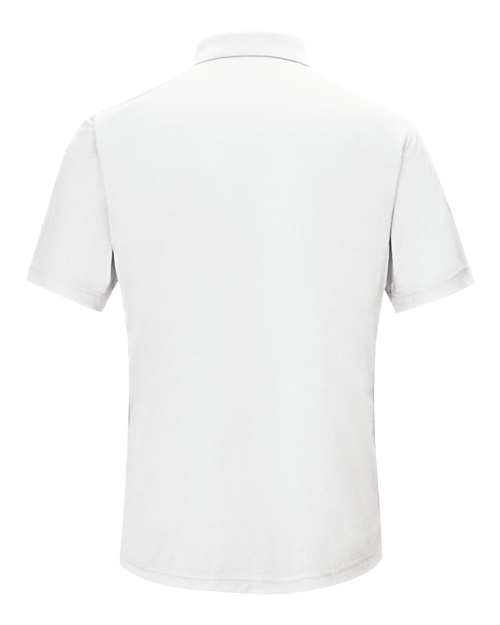 Men's Performance Knit Gripper-Front Polo – Back
