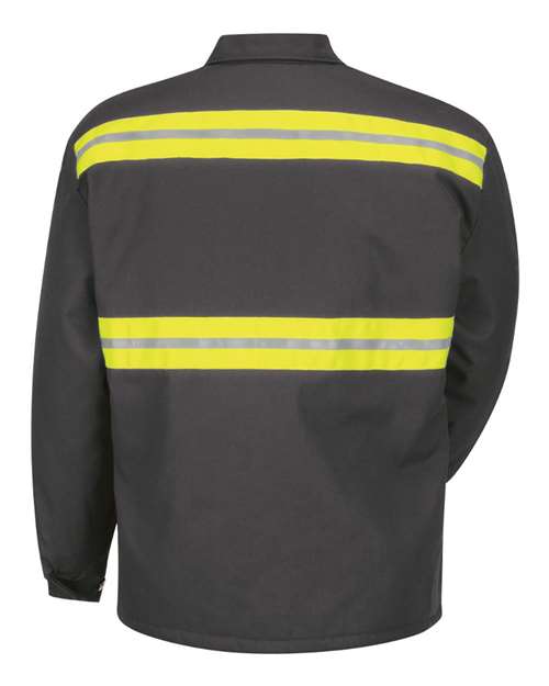 Men's Enhanced Visibility Perma-Lined Panel Jacket – Back