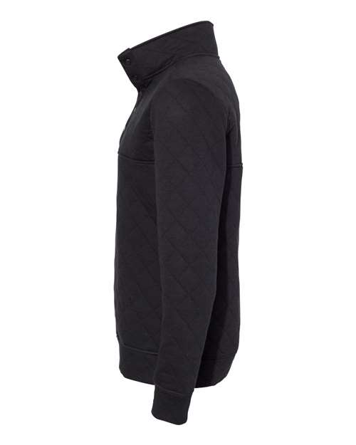 Men's Quilted Half-Snap Pullover – Detail