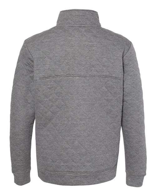 Men's Quilted Half-Snap Pullover – Back