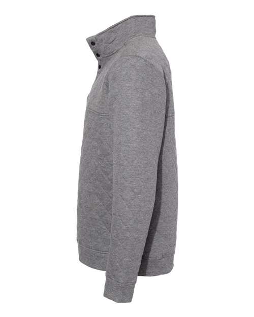 Men's Quilted Half-Snap Pullover – Detail