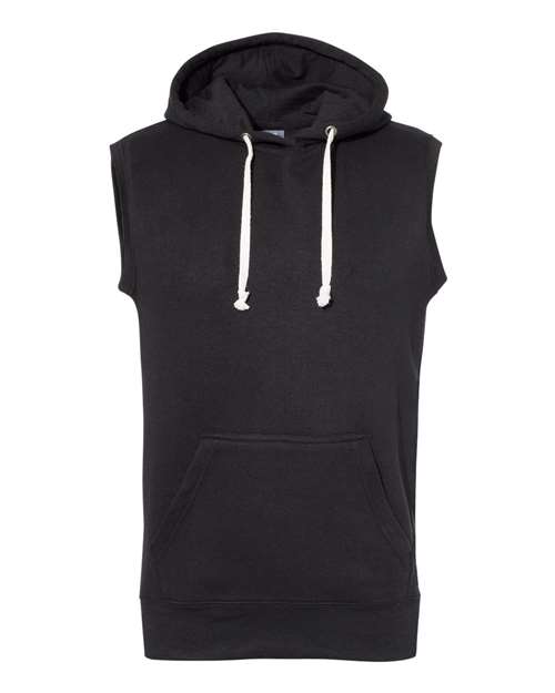 Men's Triblend Sleeveless Hooded Sweatshirt – Front