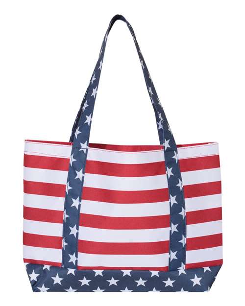 Americana Beach Tote – Back