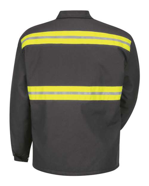 Men's Tall Enhanced Visibility Perma-Lined Panel Jacket – Back