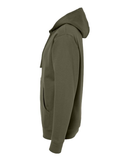 Unisex Midweight Full-Zip Hooded Sweatshirt – Detail