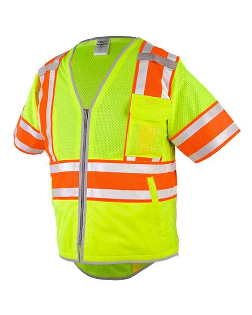 Unisex Premium Brilliant Series® Ultimate Reflective Class 3 Vest – Side