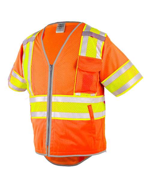 Unisex Premium Brilliant Series® Ultimate Reflective Class 3 Vest – Side