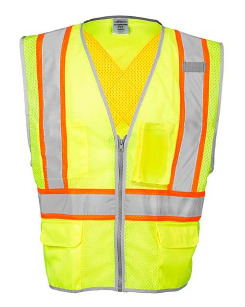 Unisex Premium Brilliant Series® X Back Dual Compliant Vest – Front