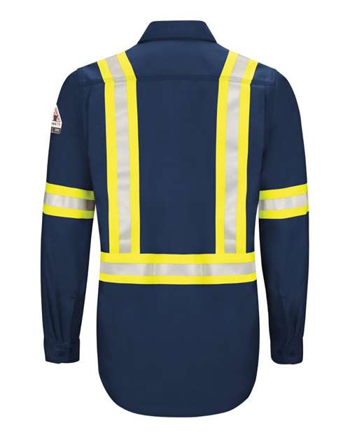Men's Tall iQ Series® Endurance Enhanced-Vis Work Shirt – Back