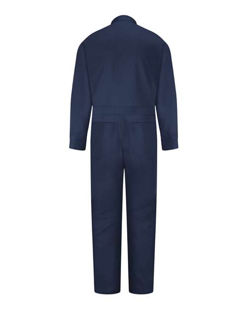 Men's Tall Snap-Front Cotton Coverall – Back