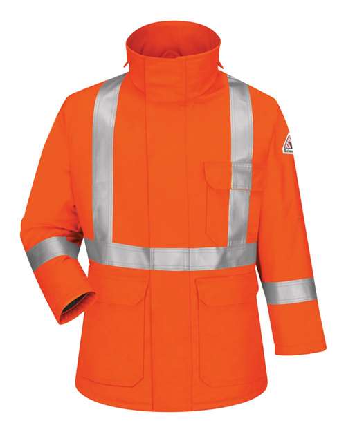 Men's Deluxe Parka With Reflective Trim - EXCEL FR® ComforTouch