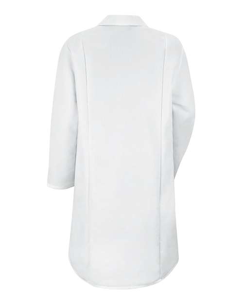 Women's Gripper Front Lab Coat – Back