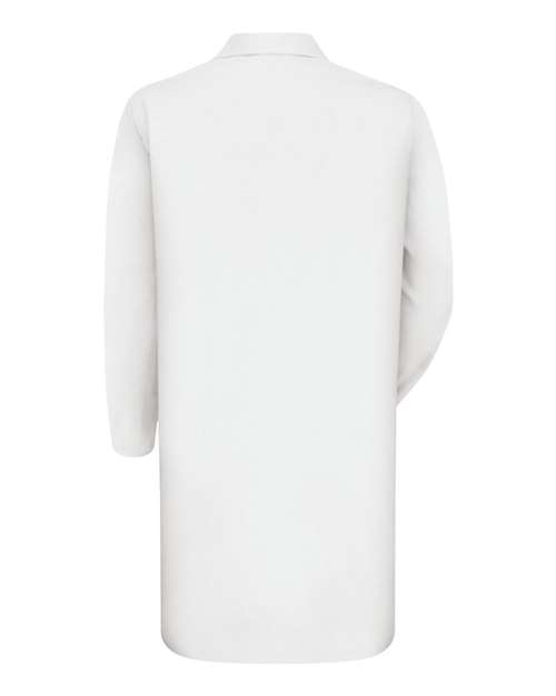 Unisex Tall Gripper Front Lab Coat – Back