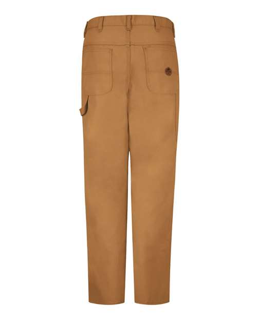 Men's Extended Sizes Duck Dungaree Pants – Back