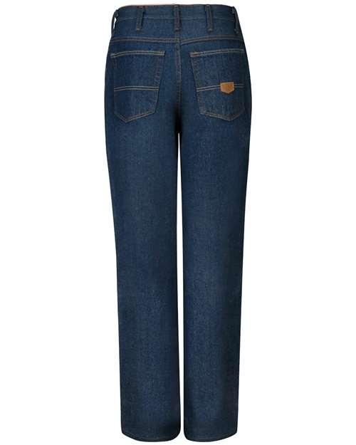 Men's Extended Sizes Classic Work Jeans – Back