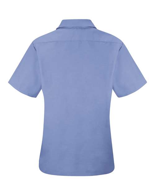 Women's Short Sleeve Specialized Pocketless Work Shirt – Back