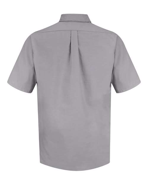 Men's Tall Poplin Short Sleeve Dress Shirt – Back