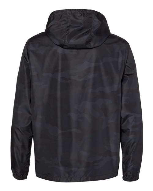 Unisex Lightweight Quarter-Zip Windbreaker Pullover Jacket – Back