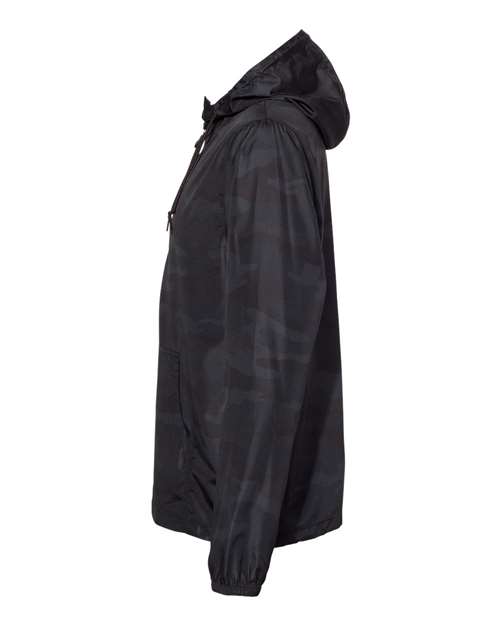 Unisex Lightweight Quarter-Zip Windbreaker Pullover Jacket – Detail