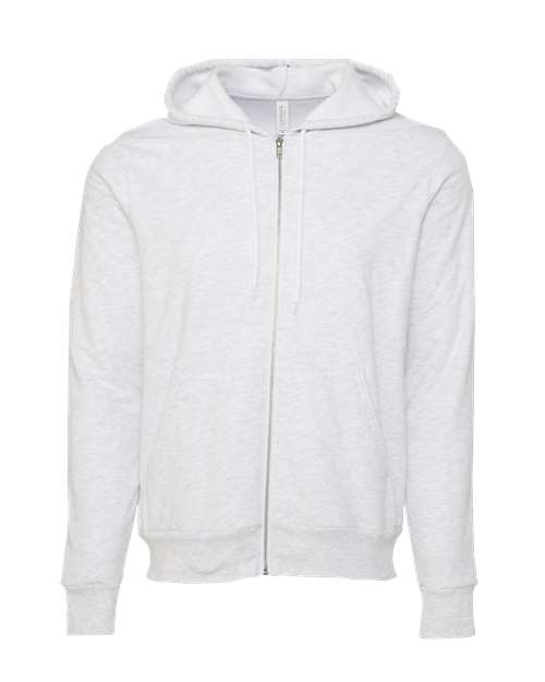 Unisex Sponge Fleece Full-Zip Hoodie Sweatshirt – Front