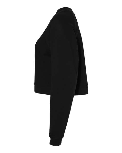 Women's Crop Raglan Crewneck Sweatshirt – Detail