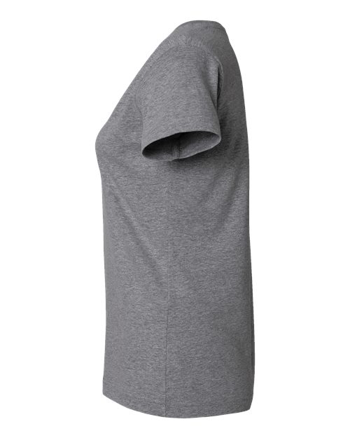 Women's Fine Jersey V-Neck Tee – Detail
