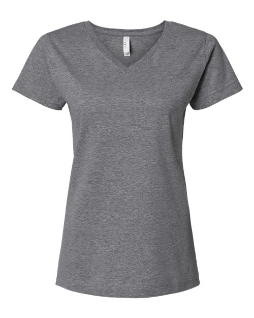 Women's Fine Jersey V-Neck Tee – Front